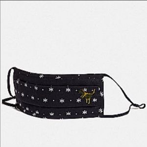 Coach Rexy Face Mask With Star Print NWT